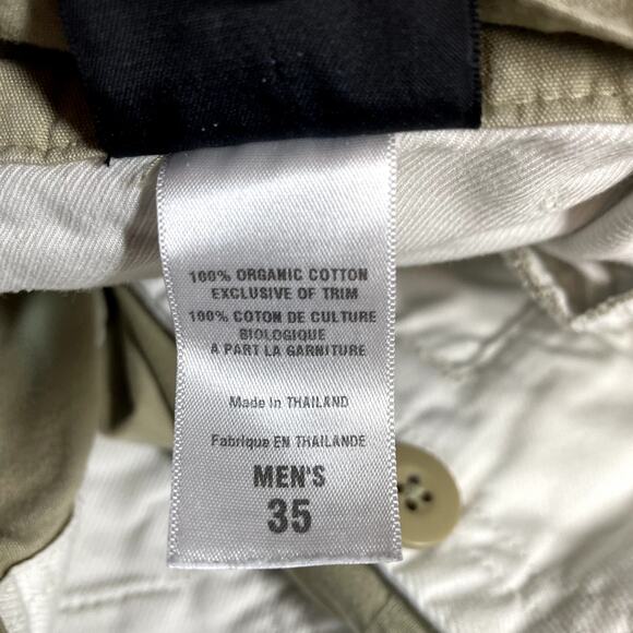 Patagonia Pants Mens 35 Tan Organic Outdoor Casual Workwear Sustainable Basic - Picture 4 of 9